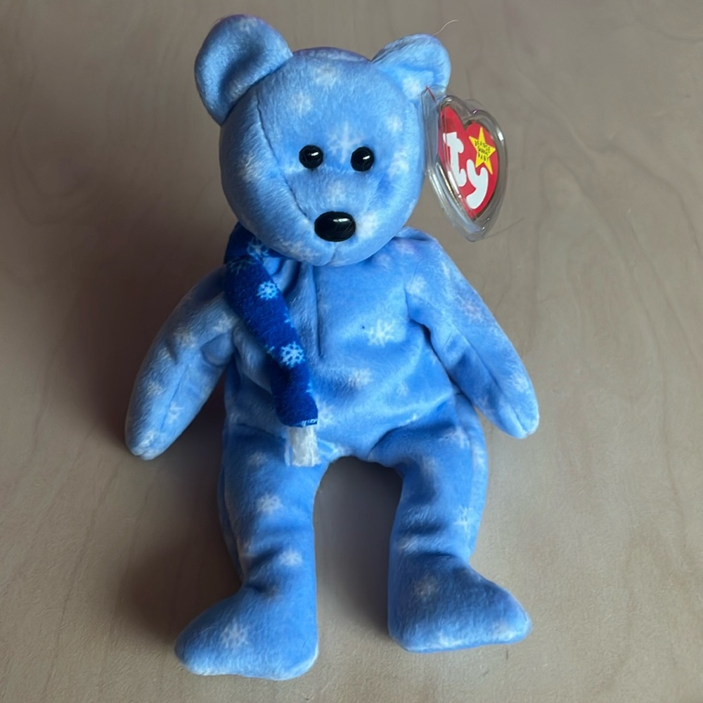 🔥3/$20 - Vintage TY Beanie Baby – 1999 Holiday Teddy Bear (1999) – EUC with tag